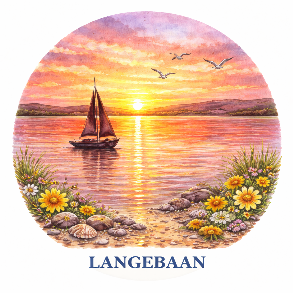 West Coast Collection  :  Set of 6 Langebaan Coasters