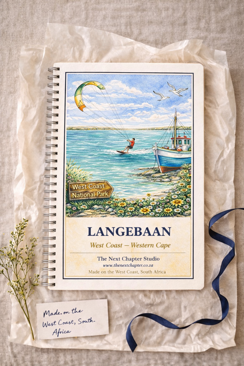 West Coast Cover Blank Journal | Print-Ready Digital Download | A5 I Various Towns