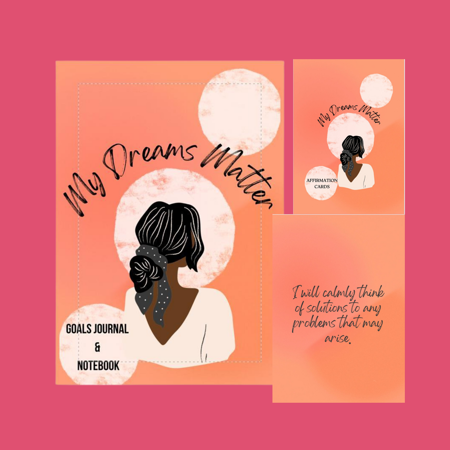 My Dreams Matter Notebook & Journal with Affirmation Cards