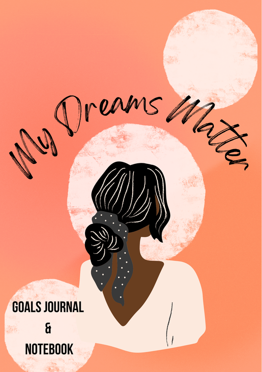 My Dreams Matter  Journal  and Notebook I A5 I Digital Download