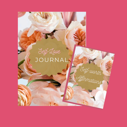 journal and affirmations to build self-worth