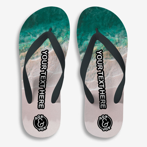 Sox & Jox Custom Beach design Flip Flop