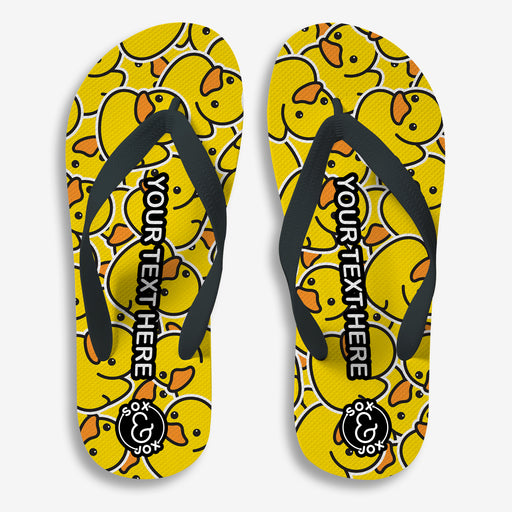 Sox & Jox Custom Duckies design Flip Flop