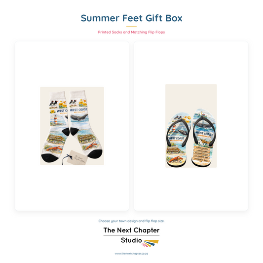 Summer Feet Gift Bundle – West Coast Socks & Flip Flops