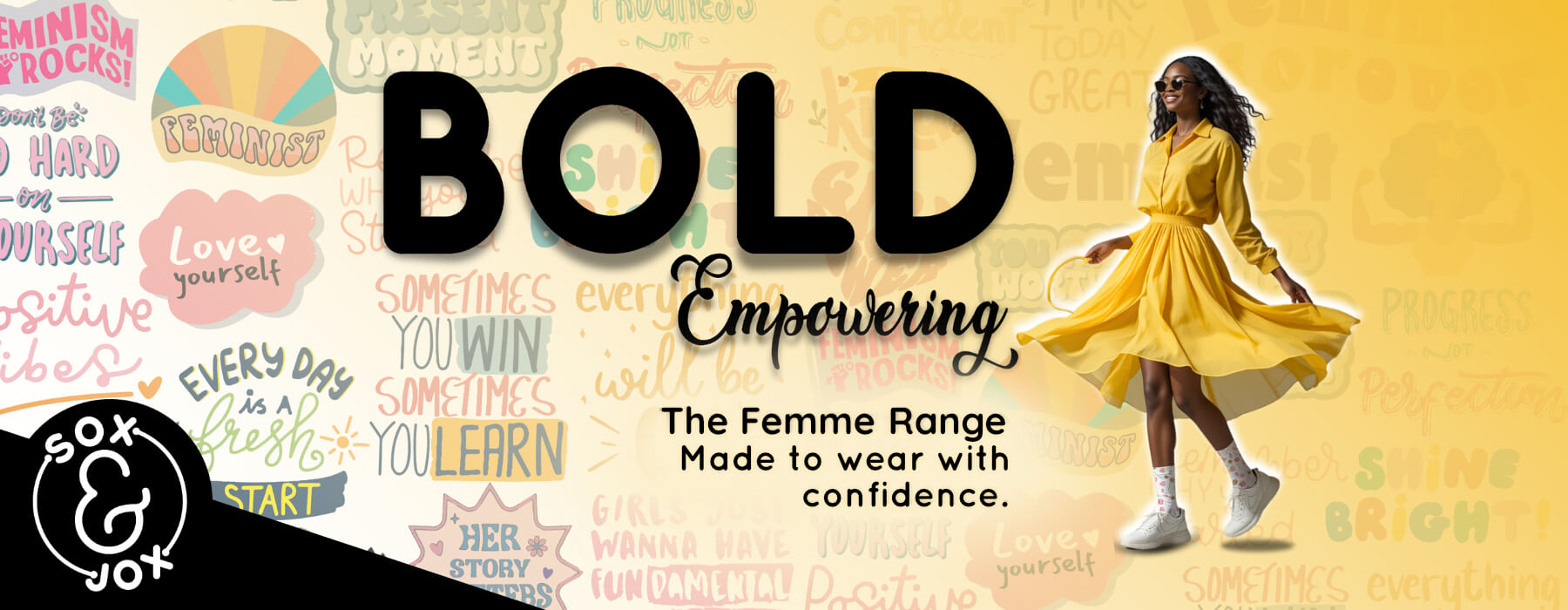 Bold Empowering Femme Range, made to wear with confidence