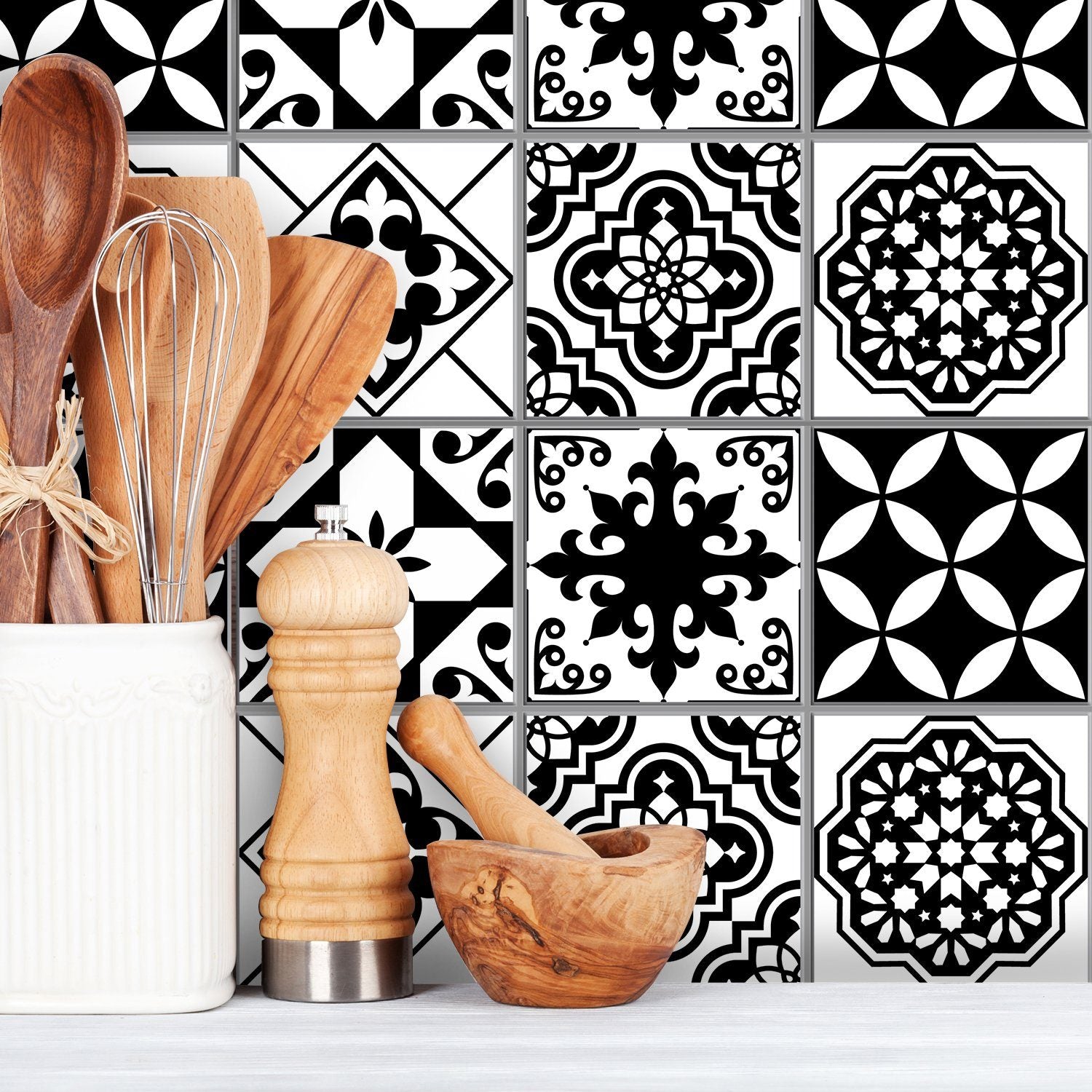 Tilevera stick on vinyl wall tiles