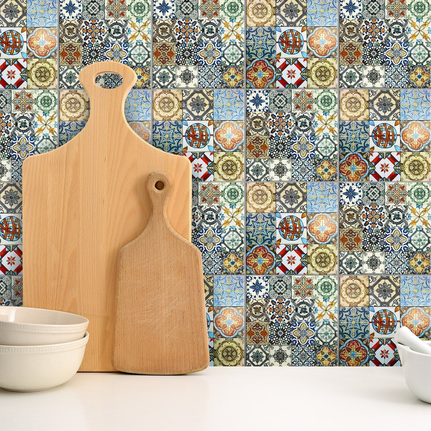 Tilevera stick on vinyl wall tiles