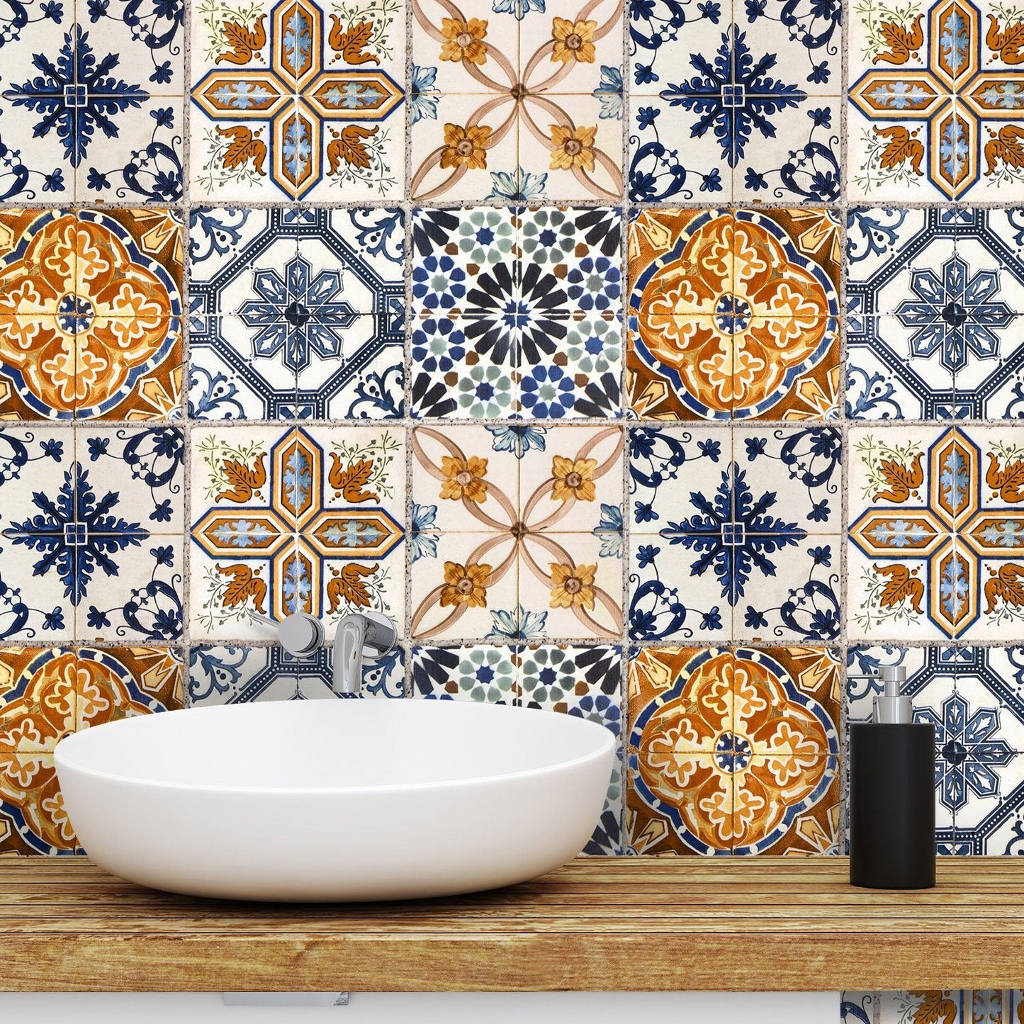 Tilevera stick on vinyl wall tiles