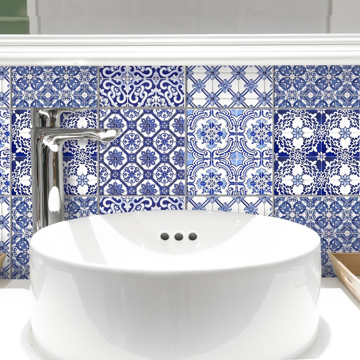 Tilevera stick on vinyl wall tiles
