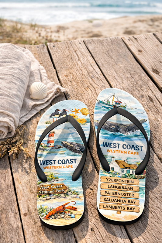 West Coast Collection Flip Flops | Made on the West Coast, South Africa