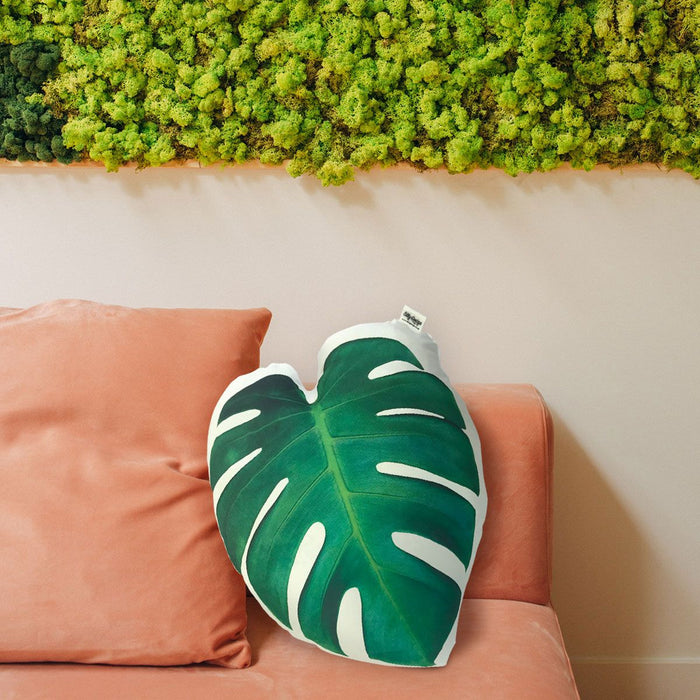 Monstera Leaf Pillow