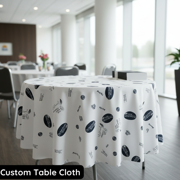 Corporate Branded Tablecloth - Round Table