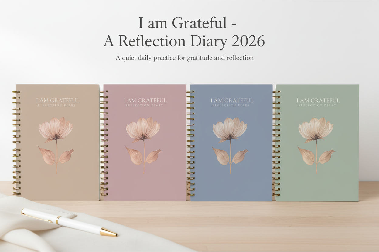 I am Grateful - A Reflection Diary 2026 Banner